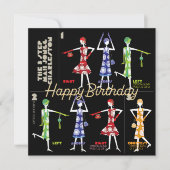 Mah Jongg Charleston Verjaardag Flat Kaart (Voorkant)