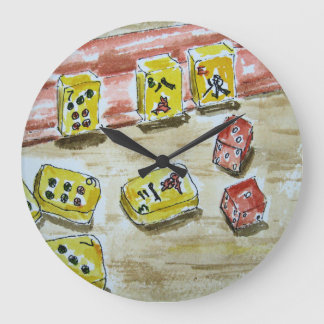 Mah Jongg Clock Grote Klok