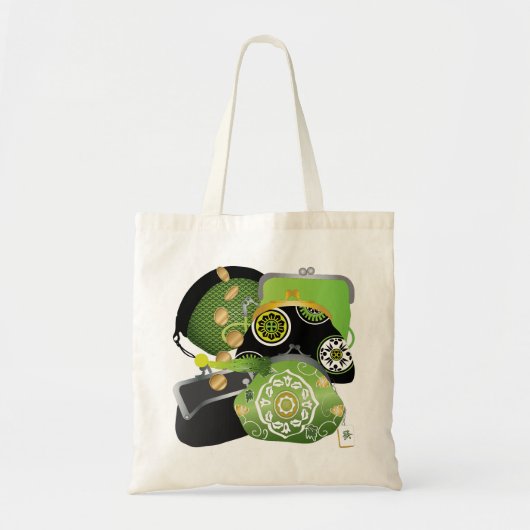 Mah Jongg Coin Purses Bag Tote Bag (Voorkant)