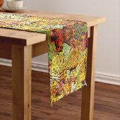 Mah Jongg Collage Tiles Table Runner Korte Tafelloper (Voorbeeld)