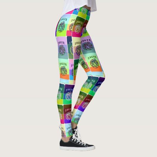 Mah Jongg Colored Tiles Leggings (Rechts)