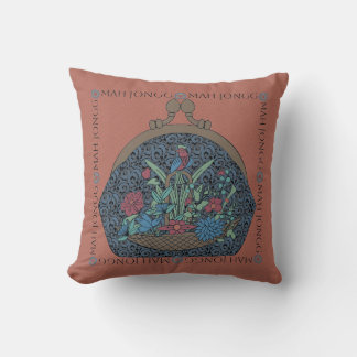 Mah Jongg Coussin de bourse à fleurs