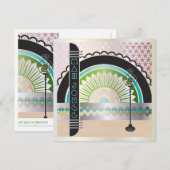 Mah Jongg Deco Ballroom Flat Kaart (Voorkant / Achterkant)