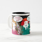 Mah Jongg Dit : Jokers, Fleurs, Vents MUG (Devant gauche)