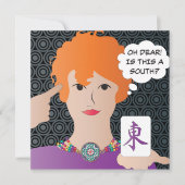 Mah Jongg Dit Vents Carte Plat (Devant)