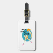 Mah Jongg Diva Bagagelabel (Voorkant verticaal)