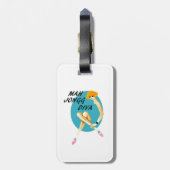 Mah Jongg Diva Bagagelabel (Achterkant verticaal)