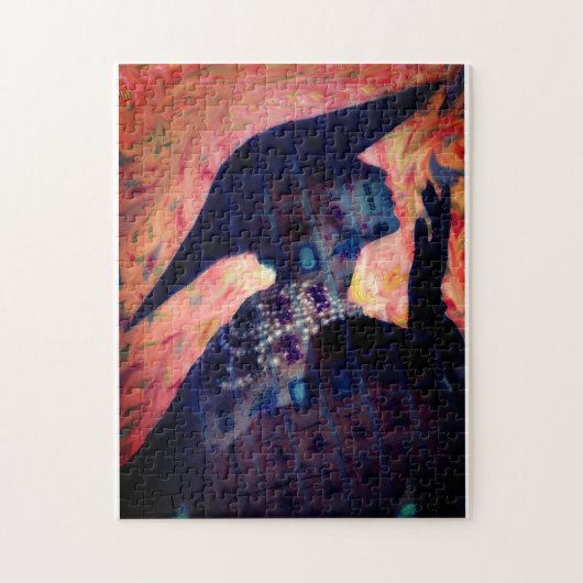 Mah Jongg Diva Mode Lady Puzzle Legpuzzel (Verticaal)