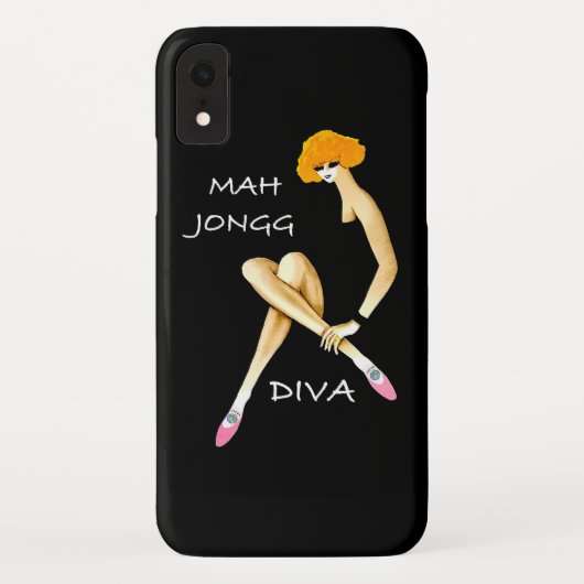 Mah Jongg Diva Phone Case (Achterkant)
