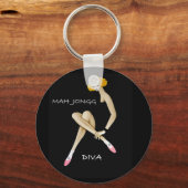 Mah Jongg Diva Sleutelhanger (Voorkant)