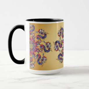 Mah Jongg Dragon Année Mug