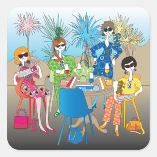 Mah Jongg Dragon Dames Stickers