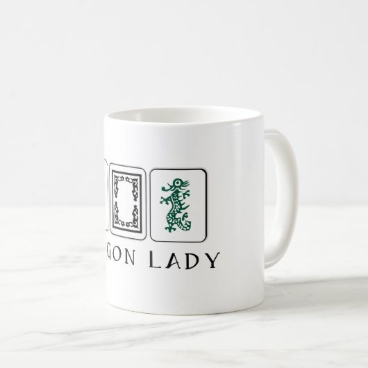 Mah Jongg Dragon Mug (Devant droit)