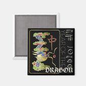 Mah Jongg Dragon Year Magnet (Recto/Verso)