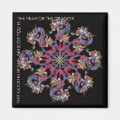 Mah Jongg Dragon Year Magnet (Devant)