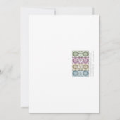 Mah Jongg écran carte d'anniversaire (Dos)