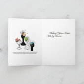 Mah Jongg Festive Feestdagen Kaart (Binnen)