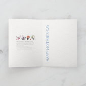 Mah Jongg Fleurs Carte de Fête des Mères (Intérieur)