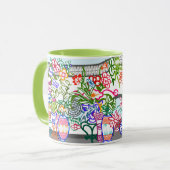 Mah Jongg Flower Garden Mok (Voorkant links)