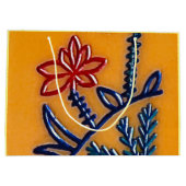 Mah Jongg Flower Gift Bags Groot Cadeauzakje (Achterkant)