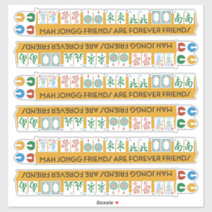 Mah Jongg Friends Stickers