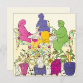 Mah Jongg Game Carte Plat (Devant / Derrière)