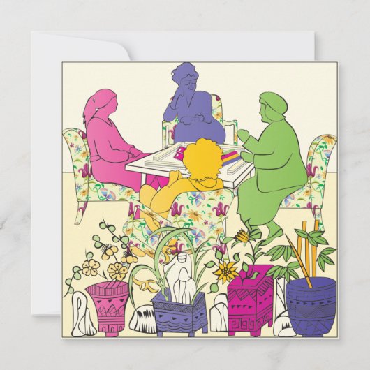 Mah Jongg Game Carte Plat (Devant)