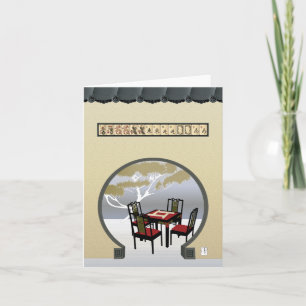 Mah Jongg Garden Card Kaart