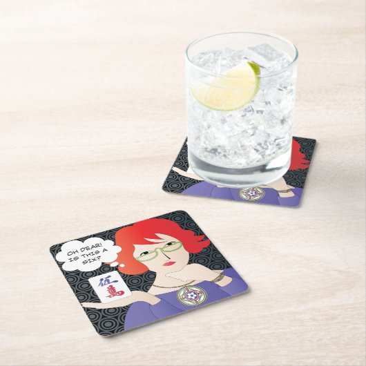 Mah Jongg Gezegden Cracks Onderzetter (Insitu)