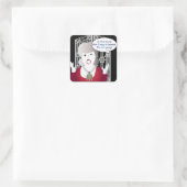 Mah Jongg Gezegden Heaven Vierkante Sticker (Tas)