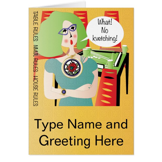 Mah Jongg Gezegden Kvetching (Voorkant)