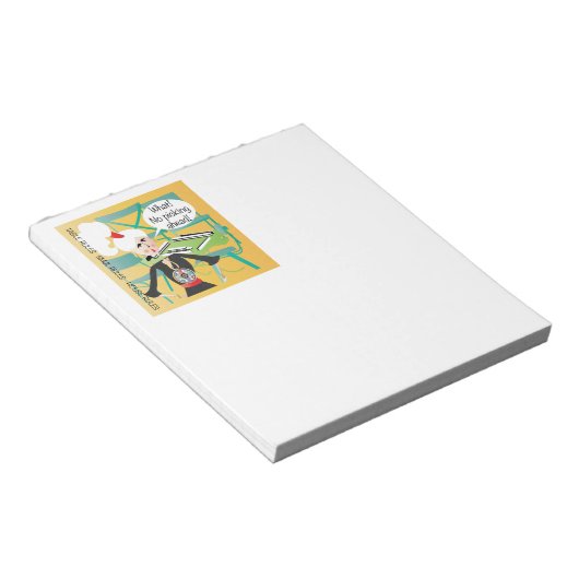 Mah Jongg Gezegden schoppen tegen kop Notitieblok (Schuin)