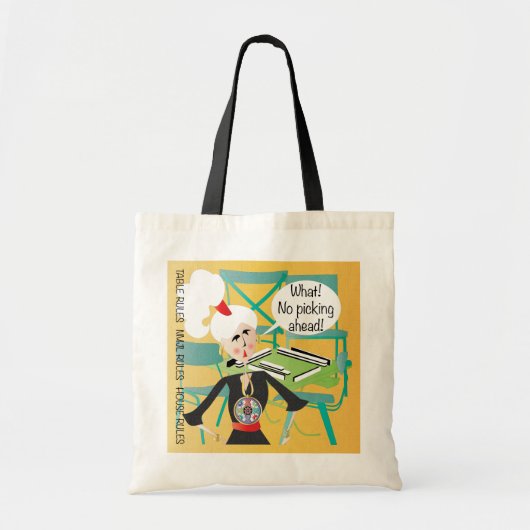 Mah Jongg Gezegden schoppen tegen kop Tote Bag (Voorkant)
