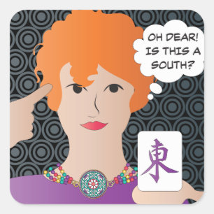 Mah Jongg Gezegden Winds Stickers