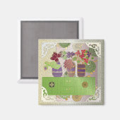 Mah Jongg Green Table Magnet Magneet (Voorkant / Achterkant)