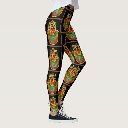 Mah Jongg Hamsa Leggings (Rechts)