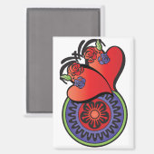 Mah Jongg Hearts Magnet (Recto/Verso)