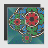 Mah Jongg Holiday Magnet Kaart (Voorkant / Achterkant)