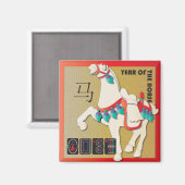 Mah Jongg Horse Magnet (Recto/Verso)
