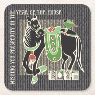 Mah Jongg Horse Onderzetters