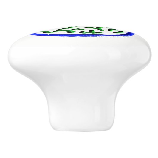 Mah Jongg Joker Ceramic Knob Keramische Knop (Zijkant)