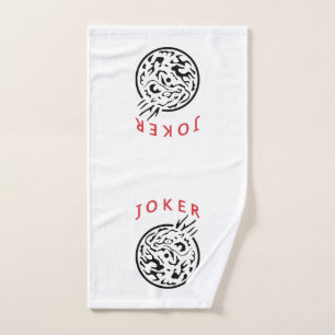 Mah Jongg Joker Hand Towel Handdoek