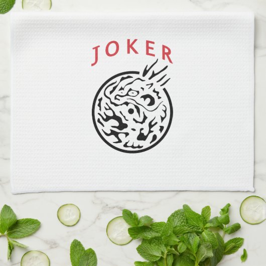 Mah Jongg Joker Kitchen Towel Theedoek (Gevouwen)