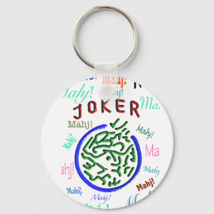 Mah Jongg Joker Sleutelhanger