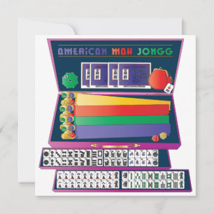 Mah Jongg Koffer Platkaart