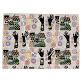 Mah Jongg Lady 03 Gift Bag Groot Cadeauzakje (Achterkant)