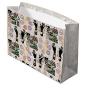 Mah Jongg Lady 03 Gift Bag Groot Cadeauzakje (Achterkant Gekanteld)