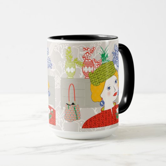 Mah Jongg Lady 03 Mug (Devant droit)