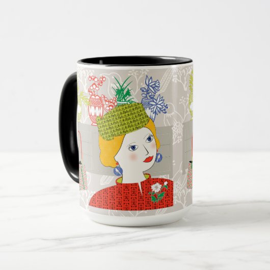 Mah Jongg Lady 03 Mug (Devant gauche)