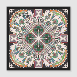 Mah Jongg Limerick Kong Magnet Kaart